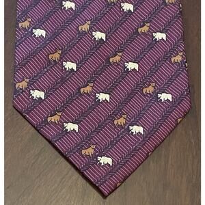 Nyse By Vos & Low Designs New York 100% Silk Men’s Neck Tie Made In China